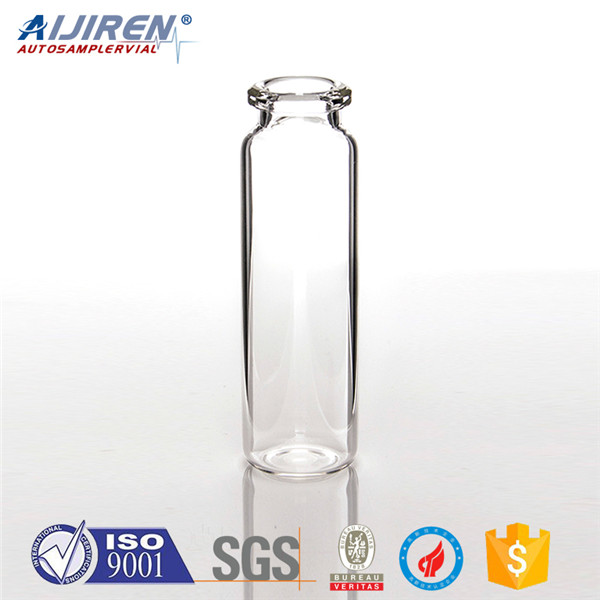 Common use 20ml crimp gc glass vials for lab test Aijiren